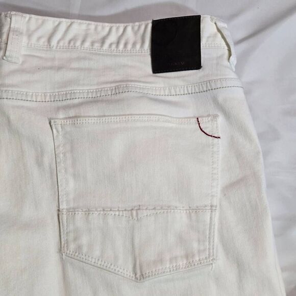 TOMMY BAHAMA CAICOS WHITE JEANS MENS 42 X 32 VINTAGE SLIM STRETCH - Picture 3 of 8